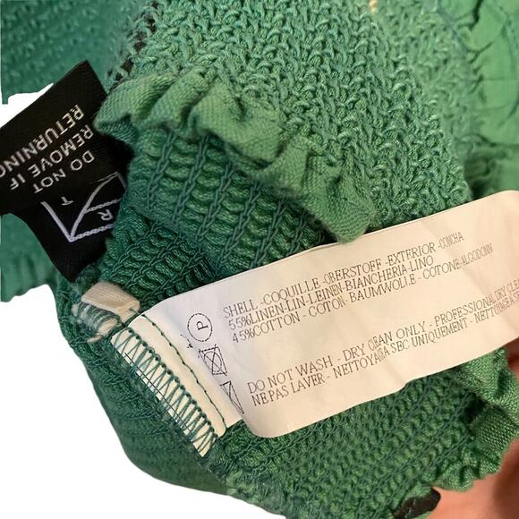 Capulet  Gracia Top Smocked Crop Top L - Picture 8 of 10